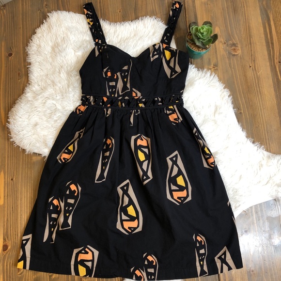 French Connection Dresses & Skirts - French Connection Poisson Strappy Tribal Dress 2